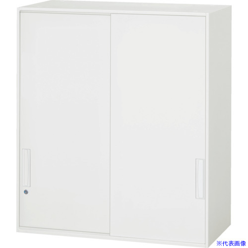 ■DAISHIN 壁面収納庫 引戸型 上置き専用D400 ホワイト V94010S(8569721)[法人限定][外直送元]