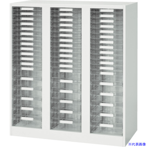 ■DAISHIN 壁面収納庫 A4レターケース型コンビ 下置き専用D400 ホワイト V94011PSDA(8569737)[法人限定][外直送元]