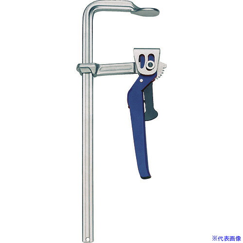 ■BONDHUS ラチェット式L型レバークランプ 最大口開250×フトコロ120mm 49025(8571750)|セミプロDIY店ファースト