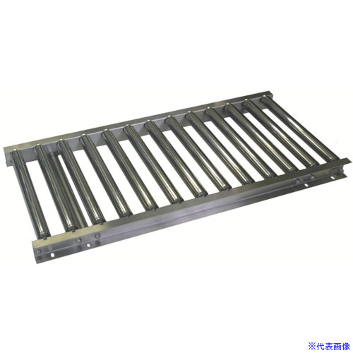 ■三鈴 スロットインSUSローラコンベヤMUS型Ф38&times;1T 幅500 1.5M MUS38500715(8583649)[法人限定][直送元]｜セミプロＤＩＹ店ファースト