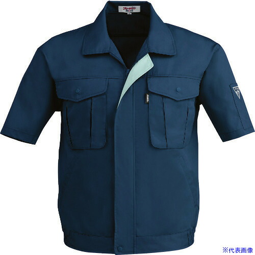 ■XEBEC 半袖ブルゾン1291－10－M コン 129110M(8610740)[送料別途お見積り][法人限定][掲外取寄]