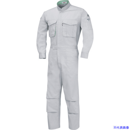 ■XEBEC サマーツナギ服1298－20－4L グレー 1298204L(8611023)[送料別途お見積り][法人限定][掲外取寄]