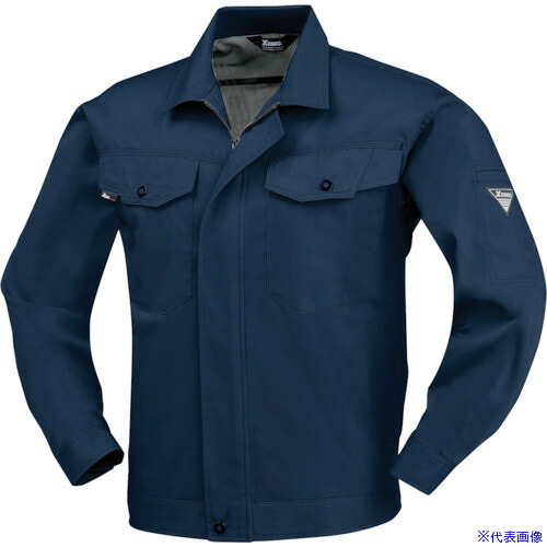 ■XEBEC 長袖ブルゾン1494－19－5L ディープネイビー 1494195L(8611873)[送料別途お見積り][法人限定][掲外取寄]