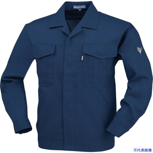 ■XEBEC 長袖ブルゾン6254－10－LL コン 625410LL(8616334)[送料別途お見積り][法人限定][掲外取寄]