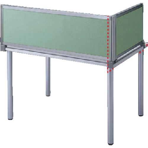 ■SANWA パーティションOUシリーズ デスクパネルグリーン 700&times;400mm OU04SDCB3005(8641730)[法人限定][外直送元]｜セミプロＤＩＹ店ファースト