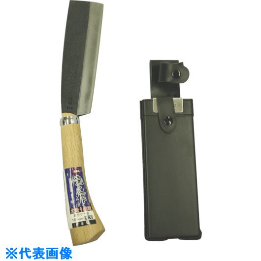 ■金象 宝長久寛文作 鋼付サヤ鉈 165mm片刃 190101(8682219)[送料別途お見積り][法人限定][外直送]