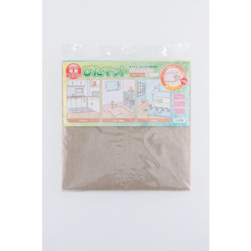 ■ワタナベ らくらく粘着ぴたマット ベージュ 30cm&times;30cm 9枚入 KP3006(8682918)&times;5[送料別途見積り][法人・事業所限定][掲外取寄]｜セミプロＤＩＹ店ファースト