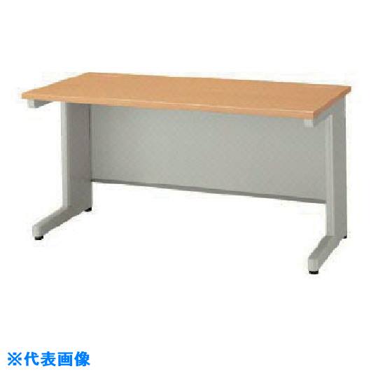■NAIKI 平デスク(引出し無し) NED型/天板:ライトバーチ木目 本体:ウォームホワイト/W1100×D700×H700 NED117FDNAWL(8685699)[送料別途お見積り][法人限定][外直送]