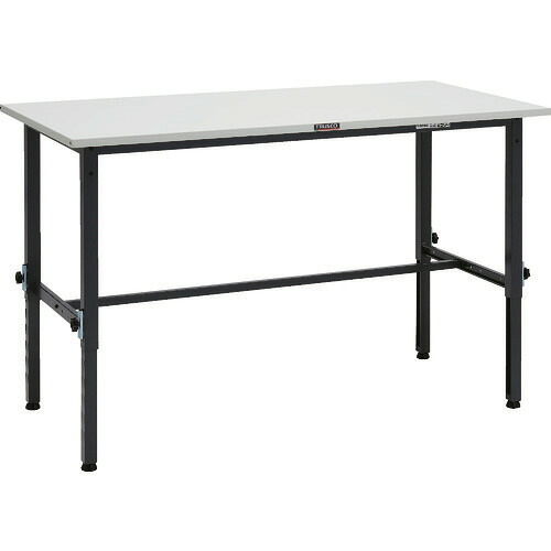 ■TRUSCO 軽荷重作業台高さ調節式(150kg)AEM型 1500X600XH650～950 基本タイプ ダークグレー色 SAEM1560DG(8688766)[法人限定][直送元]｜セミプロＤＩＹ店ファースト 28,815円