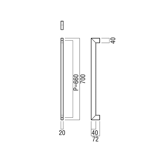 Union ユニオン G1195 10 010 L700 ドアハンドル 押し棒 1セット 内外 ネオイズム Centralelectricals Com