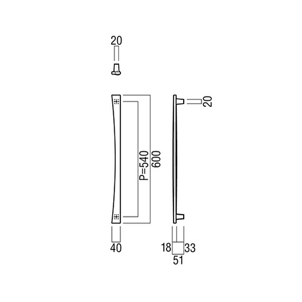 UNION（ユニオン）[ネオイズム] ドアハンドル 押し棒 G1266-25-193 木材・建築資材・設備 | vortexcompany.co