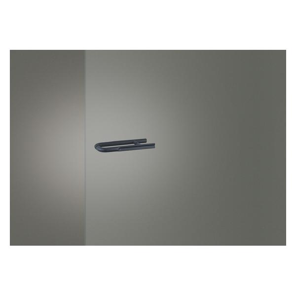 UNION(ユニオン) ドアハンドル 浴室・シャワーブース用ハンドル G1275-01-061-W ステンレス ユニミストマットブラック[ネオイズム]