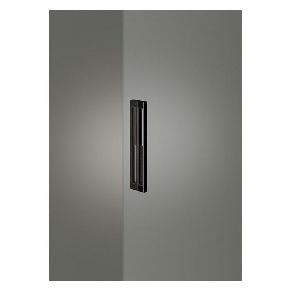 UNION(ユニオン) ドアハンドル 押し棒 G2401-26-101 アルミ ブラック＋ブラストブラック[ネオイズム]