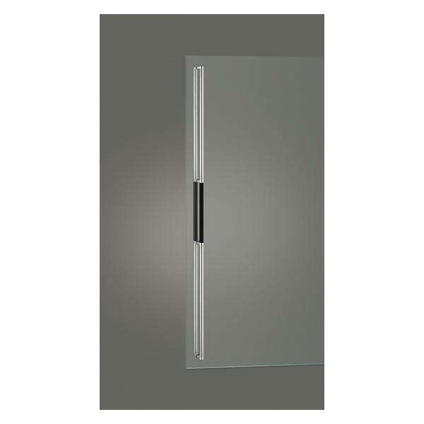UNION(ユニオン) ドアハンドル 押し棒 G2850-11-890-P2025 レザー ブラック＋ステンレス ヘアライン＋ミラー[ネオイズム] 70,241円