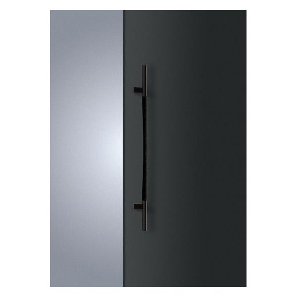 UNION(ユニオン) ドアハンドル 押し棒 T1189-26-121-L800 ユニキャスト ラフブラストブラック＋アルミ ブラック[ネオイズム]