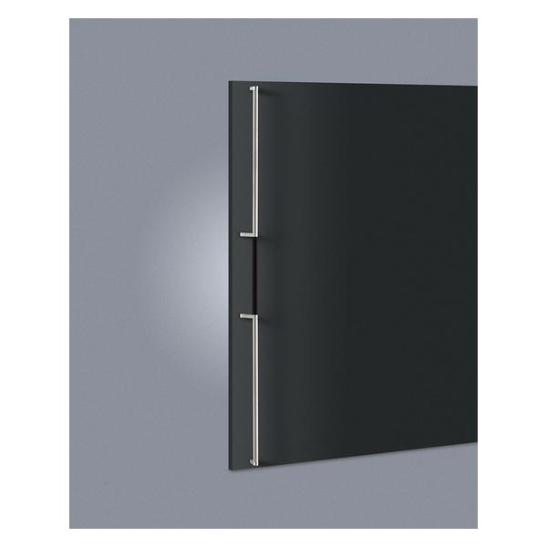 UNION(ユニオン) ドアハンドル 押し棒 T2850-11-890-P1925 レザー ブラック＋ステンレス ヘアライン＋ミラー[ネオイズム] 69,696円