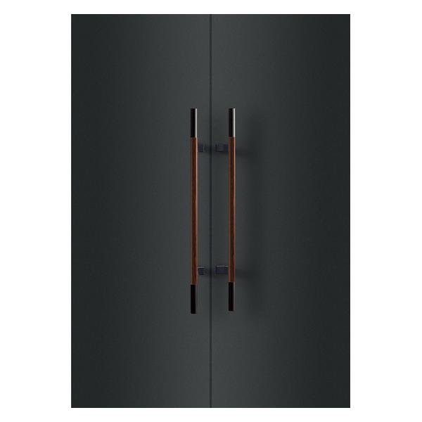 UNION(ユニオン) ドアハンドル 押し棒 T3321-35-162 ユニウッド スコッチ(クリアペイント)＋ブラックペイント＋アルミ ブラック[ネオイズム]