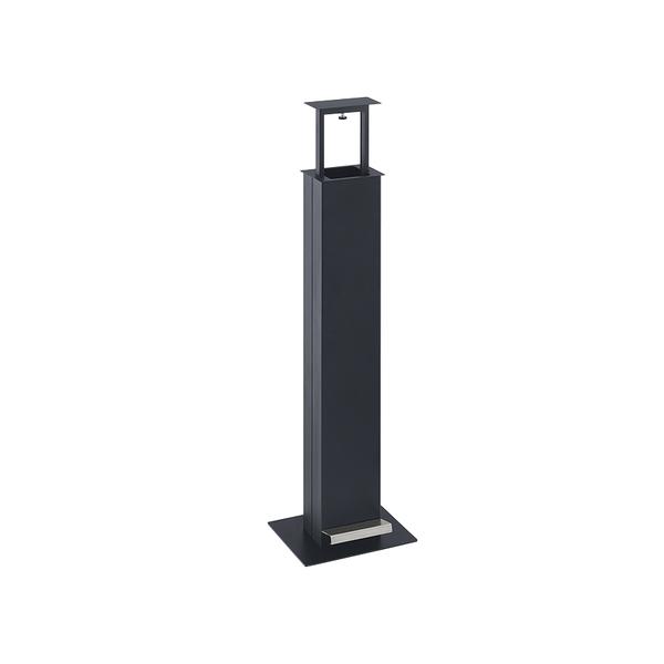 UNION(ユニオン) アーキテクチャルハードウェア 感染症対策製品 消毒液ホルダー UDH320-MBK スチール ミストブラックペイント[アーキパーツ]