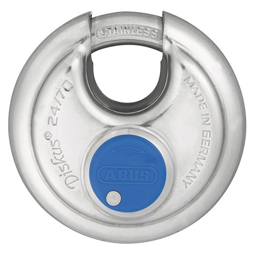 ◆ABUS 南京錠 ディスカス 24IB 70mm