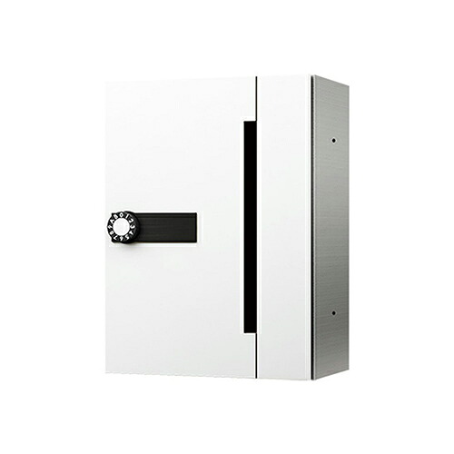 ◆ ナスタ ポスト 郵便受 可変ダイヤル錠 白 前入前出 防滴タイプ W265&times;H360 KS-MB507S-LK-W｜セミプロＤＩＹ店ファースト