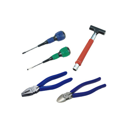◆ジェフコム デンサン 新人工具5点セット SJK-5SET-B