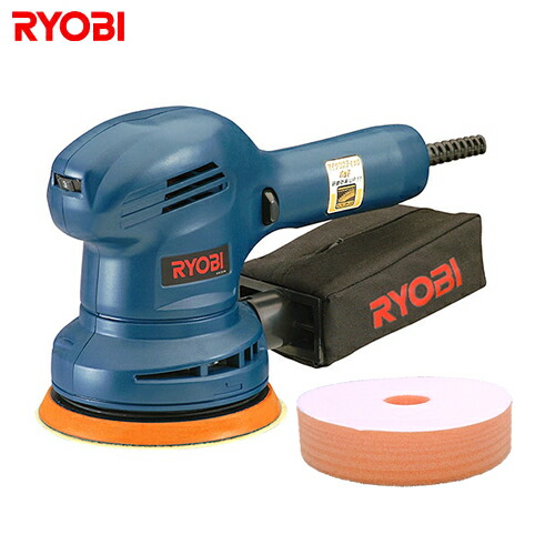 Ryobi サンダーポリッシャー 木工研削や車磨きなど多用途に リョービ 京セラ 電動サンダポリッシャー Rse 1250 123mm 125mm マジック式 在庫有り