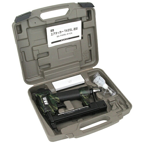 ◇藤原産業 SK11 エアタッカー 迷彩T425L SA-T425L-X1CA DIY・工具 ...
