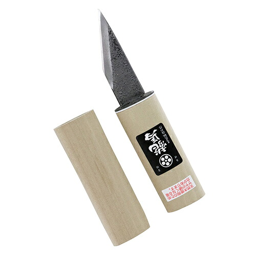 ◆藤原産業 梅鉢龍馬 横手小刀 左用 袋入り 75MM