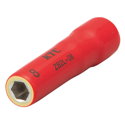 ◆京都機械工具 KTC 絶縁ディープソケット6.3 ZB2L-08 [送料別途お見積り]