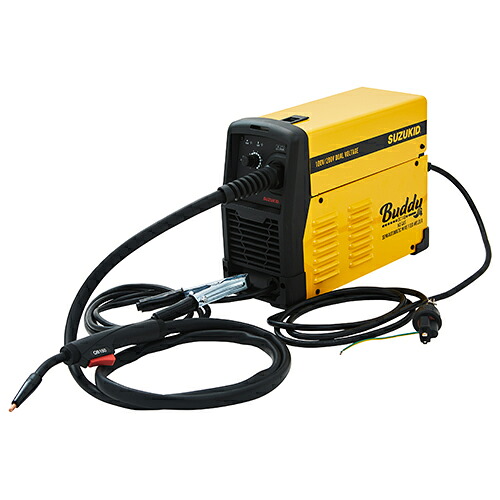 EC限定 スズキッド 溶接機 Buddy 140 SBD-140 インバーター 半自動溶接機 スズキット インバータ スター電器 100V/200V兼用 初心者 小型 ノンガス 半自動 プロ用 SUZUKID Buddy シリーズ【在庫有り】｜セミプロＤＩＹ店ファースト