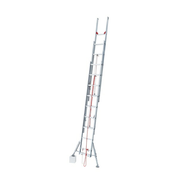 長谷川工業 LH3-70 アルミ3連はしご スタビライザー付 ラクノリ 全長 6.88~7.10m [法人限定] | 3連はしご 脚部伸縮式 はしご スタビライザー付き ハセガワ アルミはしご 屋根昇降 はしご水準器 安全性 踏み面幅 踏ざん間隔 軽量はしご 建設用はしご 伸縮はしご