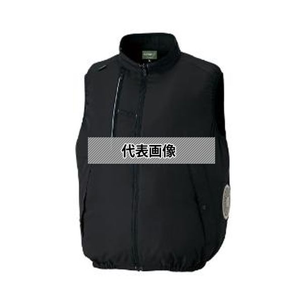 アイトス（株） 空調服　ベスト（男女兼用） AZ-50296-010-LL ﾌﾞﾗｯｸ