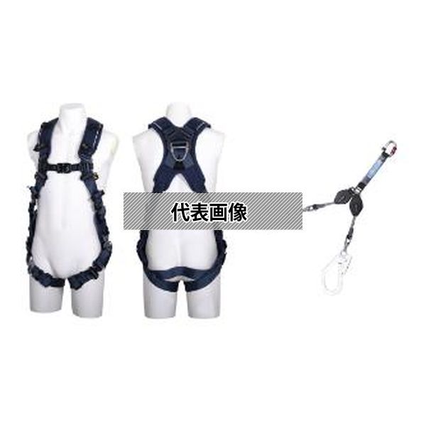 藤井電工（株） 墜落制止用器具フルハーネス型ランヤード付 TH-520V+2CR93SV-OT-BL-BK-M-MG