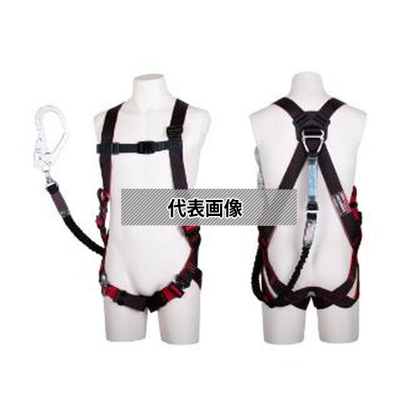藤井電工（株） 墜落制止用器具フルハーネス型ランヤード付 TH-508-NV93SV-OT-BKR-M-R23-BX