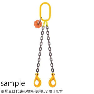 イーグルクランプ ラッチロックフック付チェーン(クレビス型付) SLHD-D-1.01M 使用荷重(0°~60°t):1 チェーン長(m):1|セミプロDIY店ファースト