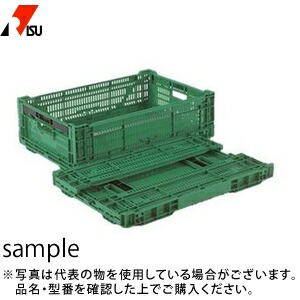 岐阜プラスチック工業 折りたたみコンテナー RS-BM33S G：グリーン [法人限定]