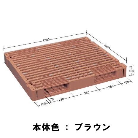 日本プラパレット パレット FS-1210S-2 ブルー [法人限定]｜セミプロＤＩＹ店ファースト
