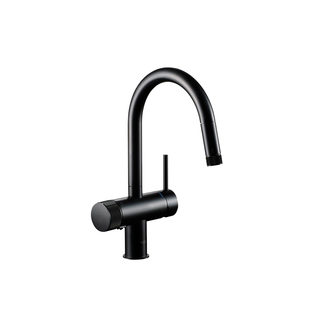 GROHE(グローエ) ミンタ浄水器一体型水栓:ミンタ 浄水器一体型シングルレバーキッチン混合栓 JPK61803