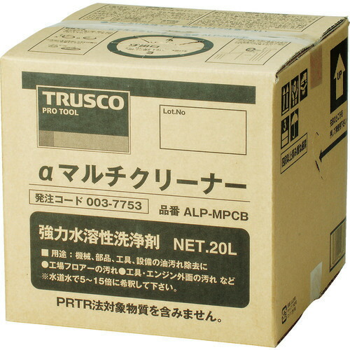 ■TRUSCO αマルチクリーナー 20L (1個\u003d1箱) ALPMPCB(0037753) 9,710円