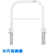 ■メドーマルク 鉄製ゲートタイプ (白、黄) 差込式フタ鍵付 F6B7SKWY(1008532)[送料別途見積り][法人・事業所限定][外直送]