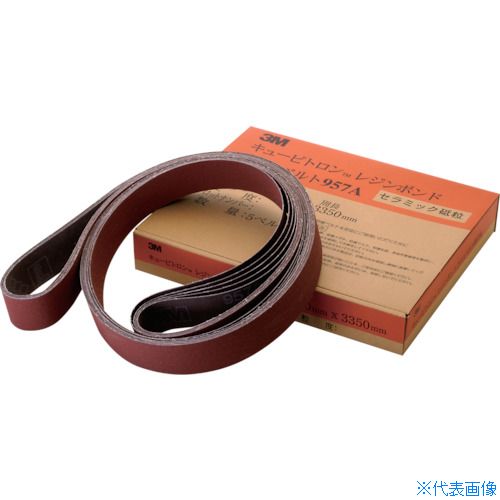 ■3M レジンボンドクロスベルト #80 100X915mm 957A80100X915FL(1037242)&times;50[送料別途お見積り][法人限定][掲外取寄]｜ファーストFACTORY