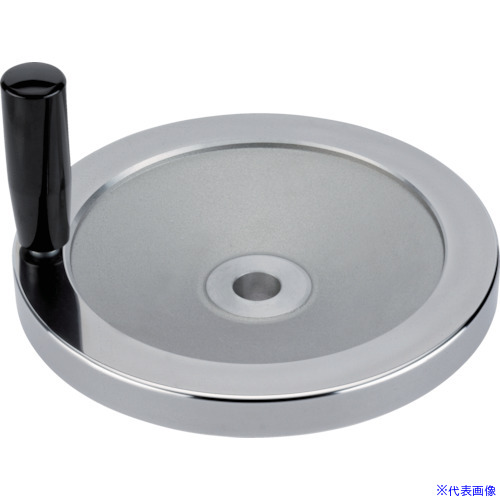 ■HALDER ディスクハンドル アルミニウム キー溝なし 回転ハンドル付 24600.0205(1055421)[送料別途お見積り][法人限定][掲外取寄]｜ファーストFACTORY