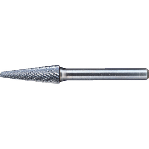 ■MRA 超硬バー Cロングシリーズ 形状:テーパー先丸(クロスカット) 刃長27mm CB7C103150L(1055780)