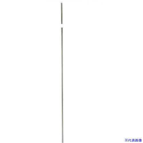 ■緑十字 のぼり用ポール(ステンレス製) シルバー ノボリ用ポールSS-4 全長2160~4000mm(伸縮式) 255104(1063145)