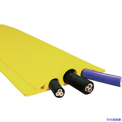 ■緑十字 ケーブルプロテクター 黄 プロテクター1521YL 150mm&times;5m ソフトタイプ 286063(1064577)[法人限定][外直送元]｜ファーストFACTORY