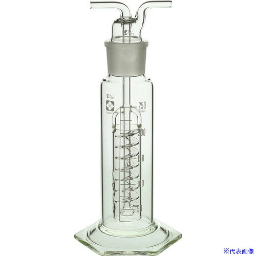 ■SIBATA 共通摺合ガス洗浄びん 市瀬式 250mL 014620250(1065471)[送料別途お見積り][法人限定][掲外取寄]｜ファーストFACTORY