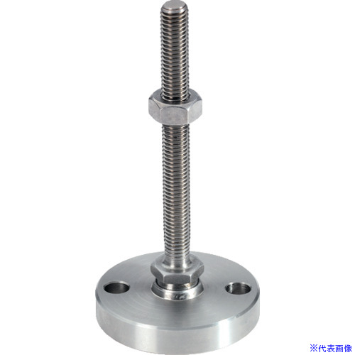 ■HALDER レべリングパッド 固定用穴付 ステンレス鋼製 耐荷重36kN 呼び寸法M16 22590.0868(1065972)[送料別途お見積り][法人限定][掲外取寄]｜ファーストFACTORY