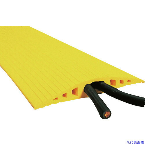■緑十字 ケーブルプロテクター 黄 プロテクター1315YL 130mm&times;5m ソフトタイプ 286053(1069366)[法人限定][外直送元]｜ファーストFACTORY