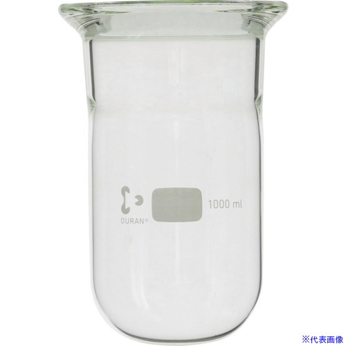 ■SIBATA セパラブルフラスコ 円筒形 バンド式 DURANタイプ 100mm 1000mL 0055501000(1070211)[送料別途お見積り][法人限定][掲外取寄]｜ファーストFACTORY 32,890円