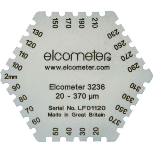 ■elcometer 六角形ウェットフィルム膜厚計 K0003236M201(1071218)